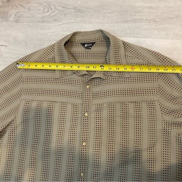 MEC Outdoor Woven Casual Button Down Short Sleeve Shirt Size XL Canvas feeling - Picture 6 of 14